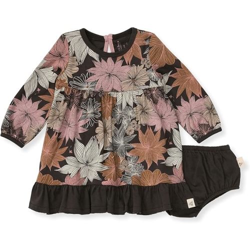 Burt's Bees Baby Baby Girls' Dress, Infant & Toddler, Short & Long-Sleeve, 100% Organic Cotton