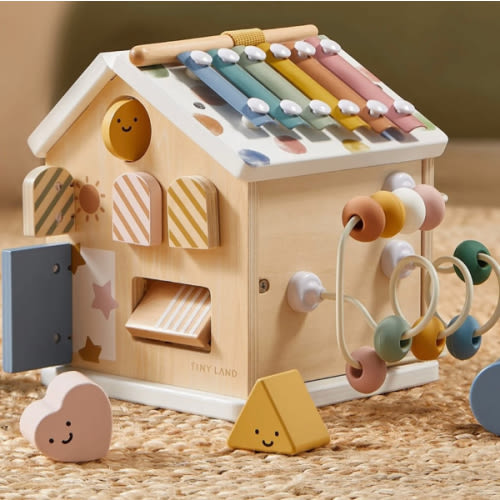 Tiny Land® Cottage Activity Cube - Morandi