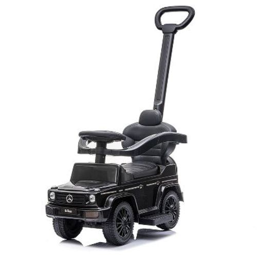 Best Ride On Cars Kids Outdoor Stroller Mercedes G-wagon 3-in-1 Push Car With Detachable Handle, Safety Rails, And Working Horn, Black