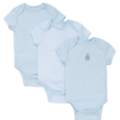 Cute Bear 3-Pack Bodysuits