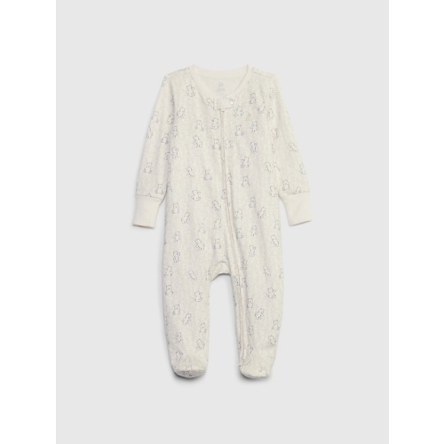 Baby First Favorites Organic CloudCotton Footed One-Piece