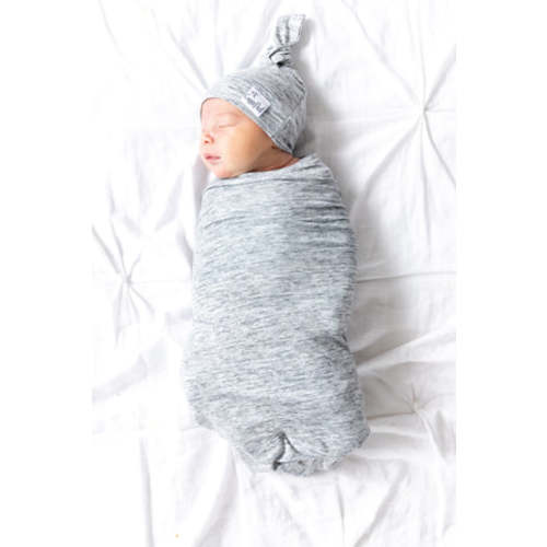Knit Swaddle Blanket - Asher -Copper Pearl