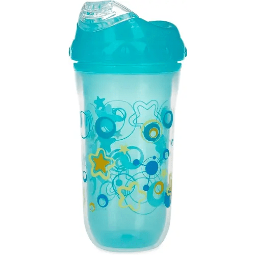 ArtCreativity Smile Face Sipper Cups with Straws & Lids, Set of 12