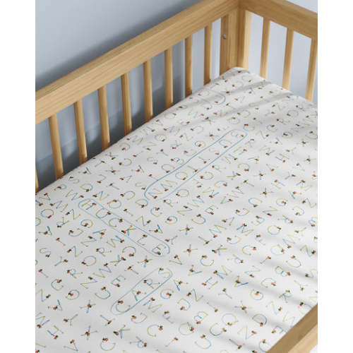 Lowly Worm Word Search Crib Sheet Set | Richard Scarry x Nestig