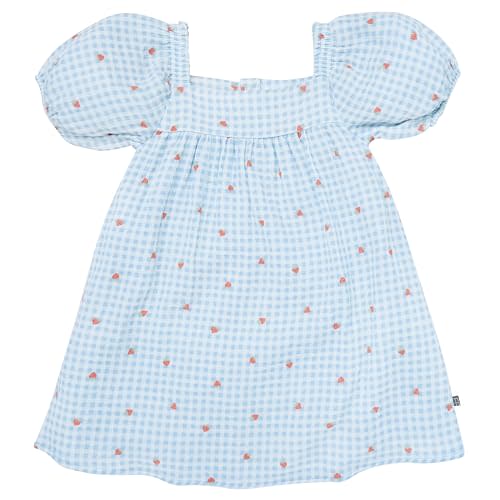 Modern Moments by Gerber Baby Girls' Dress with Puff Sleeves