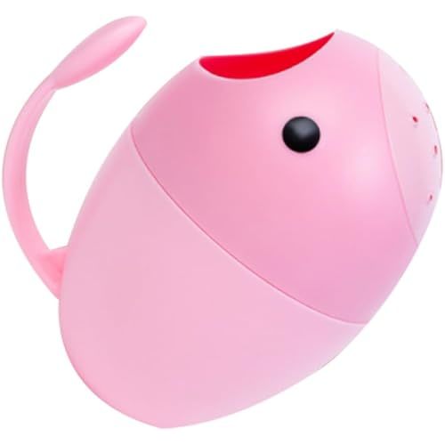Baby Shampoo Cups Toddler Cartoon Bath Waterfall Rinser Wash Hair Bathing Flusher Pink Bathing Cup