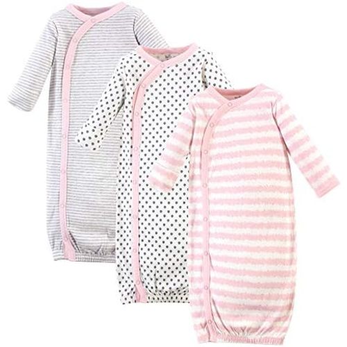 Touched by Nature Baby Girls' Organic Cotton Kimono Gowns