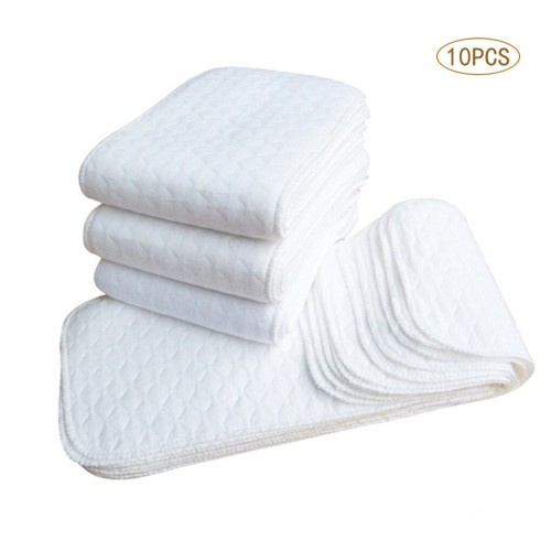Burp Cloths for Baby Boy 100% Cotton Large Burp Clothes Extra Absorbent Soft Burping Rags Spit Up Cloth Sets for Newborns 10 Pack