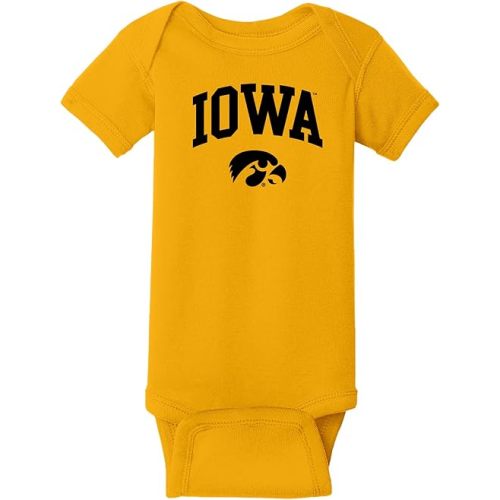 NCAA Arch Logo, Team Color Infant Creeper Bodysuit, College, University