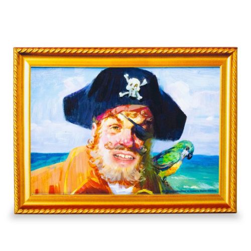 Silver Buffalo SpongeBob SquarePants Captain Painty the Pirate Canvas Wall Art Sign