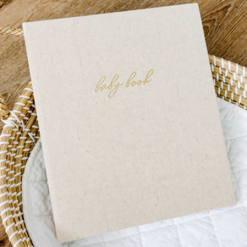 First Year Baby Memory Book - Sand
