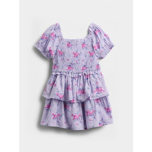 Baby & Toddler Smocked Puff-Sleeve Dress
