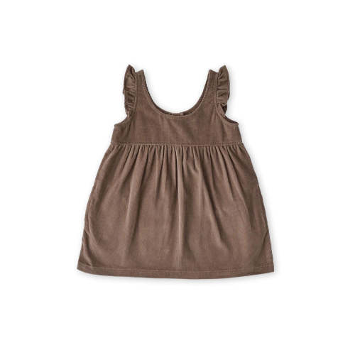 Corduroy Pinafore Dress 6-12m in color Thistle