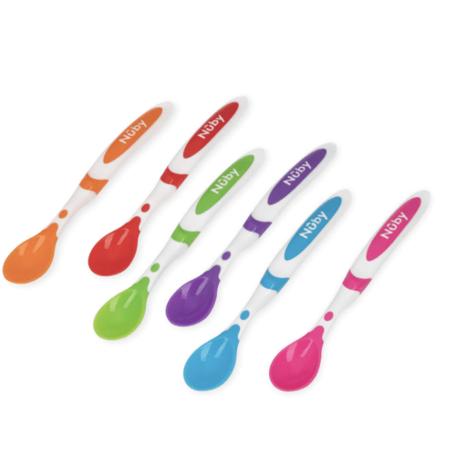 Long Handle Weaning Spoons (6 Pack)