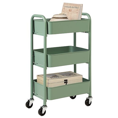 SunnyPoint Metal Compact 3 -Tier Diaper Cart