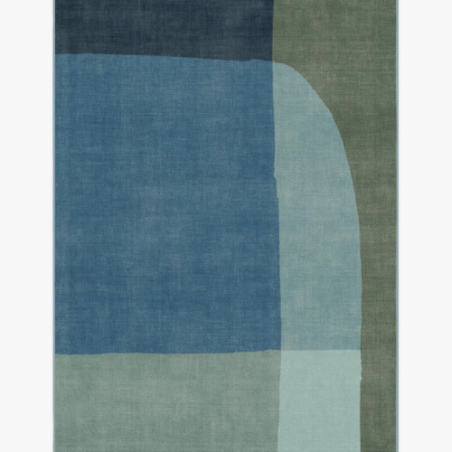 Indra Rug in PANTONE™ Cendre Blue | Ruggable