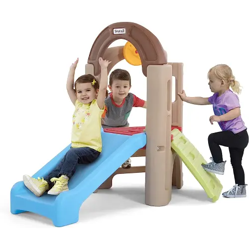 Simplay3 Young Explorers Activity Climber - Indoor or Outdoor Climber and Activity Playset for Toddlers and Kids, Made in USA