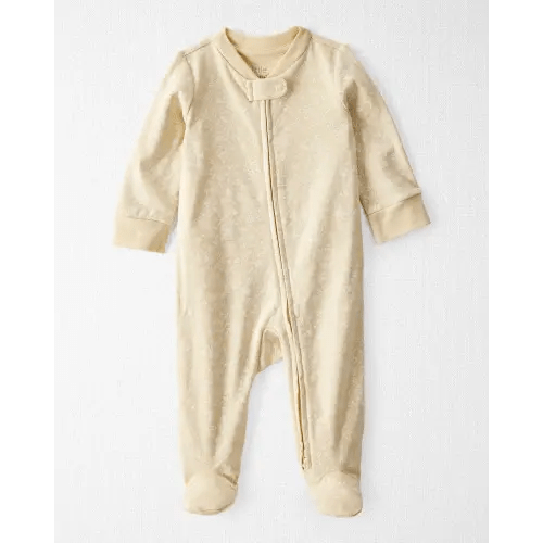 Baby Organic Cotton Floral Sleep & Play Pajamas - 6M