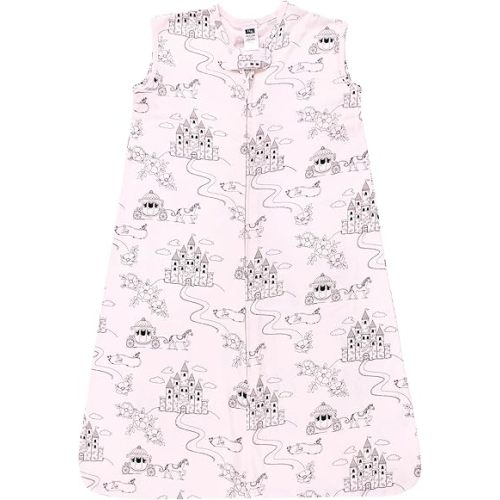 Hudson Baby Unisex Baby Cotton Sleeveless Wearable Sleeping Bag, Sack, Blanket, Fairytale Princess, 12-18 Months