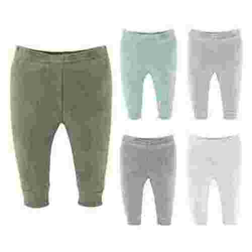 The Peanutshell Baby Boy and Baby Girl Pants, Soft Heather Neutrals Unisex Pull On Pants for 0-3 Months, 5-Pack