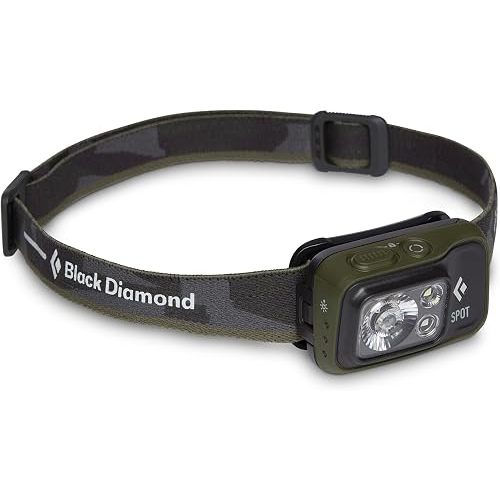 BLACK DIAMOND Spot 400 Headlamp, AAA Powered, Dimmable Bright BD Dark Olive