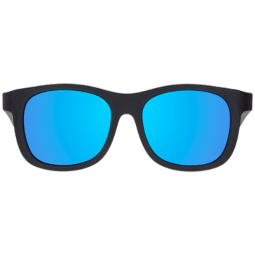 Jet Black Polarized Navigator | Cobalt Mirrored Lens – Babiators Sunglasses
