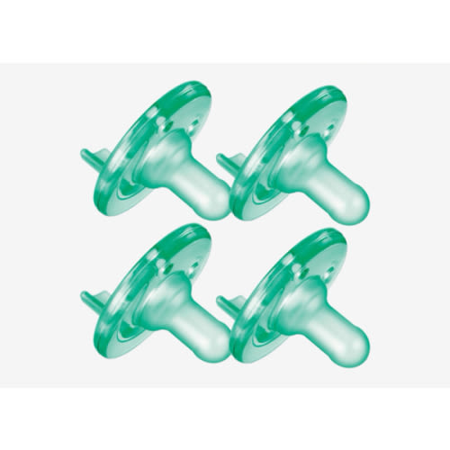 Philips AVENT Soothie Pacifier, 0-3 Months, Green, 4 Pack, SCF190/41