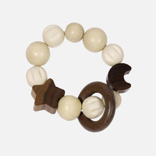 Wooden Touch Ring with Star & Moon – MamaOwl