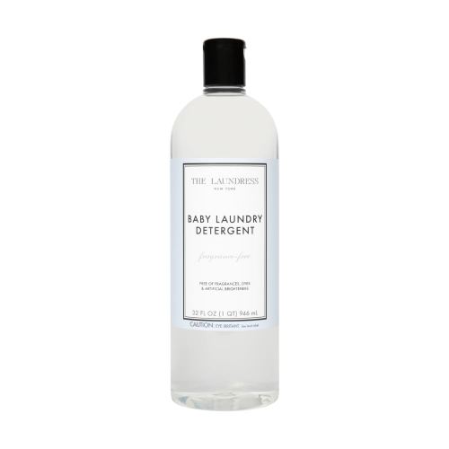 The Laundress Fragrance Free Baby Laundry Detergent Liquid, Concentrated, 62 loads, 32oz, Free & Clear, Free of Fragrances, Dyes, and Artificial Brighteners, Pediatrician tested, Tough on Baby Stains