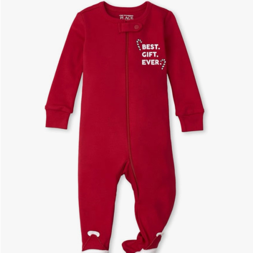 The Children's Place Baby Holiday Pajamas, Cotton