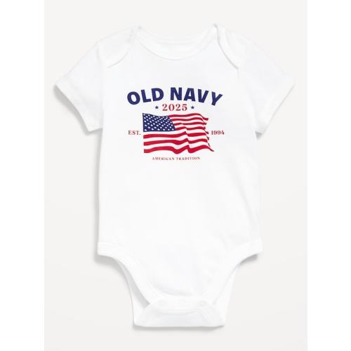 Short-Sleeve Logo-Graphic Bodysuit for Baby