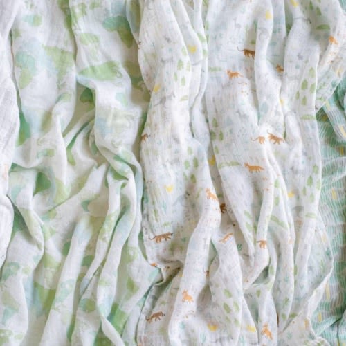 essentials cotton muslin swaddles 4 pack
