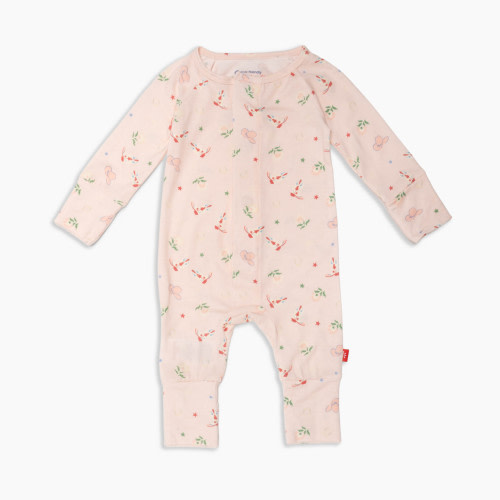 Magnetic Me Modal Coverall - Rodeo Drive Pink, 0-3 M