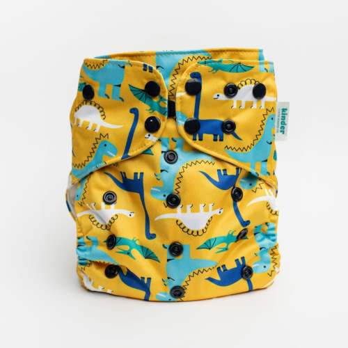 Animals and Insects: Essentials Pocket Cloth Diaper with Athletic Wicking Jersey, Grows with your Baby
