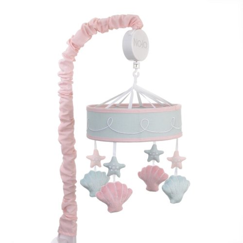Isabelle & Max™ NoJo Sugar Reef Mermaid Fairhope Nursery Crib Musical Mobile with Sea Shells & Stars & Reviews | Wayfair