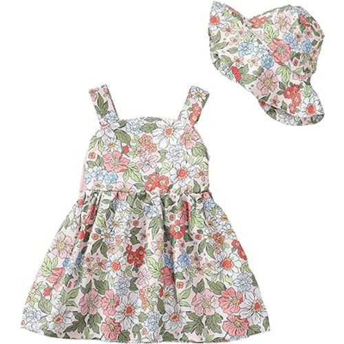 Newborn Infant Baby Girl Dress Toddler Girl Clothes Halter Backless Sleeveless Flower Sundress Summer Dresses for Girl