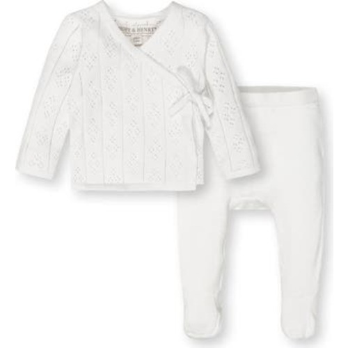 Baby Organic Pointelle Sweater and Legging Set, Infant, 0-3M