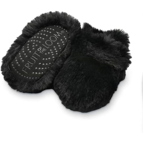 Fruit of the Loom Cozy Thermal Wrap Booties with Non-slip Grips for Baby Girls, Boys, Unisex -