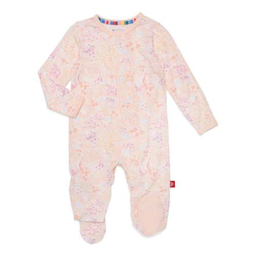 coral floral modal magnetic parent favorite footie – Magnetic Me