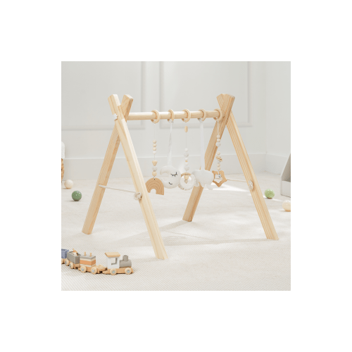 Wooden Baby Play Gym Set
