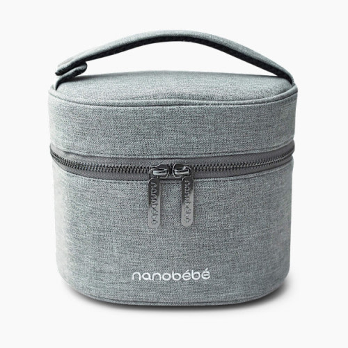 Nanobebe Deluxe Bottle Travel Cooler - Grey