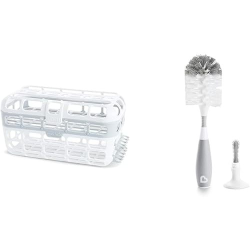 Munchkin Dishwasher Basket and Bottle Brush, 1-Piece Set