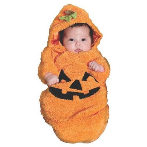 Underwraps Infant Baby Pumpkin Bunting Costume - Size 0-6 Months - Orange