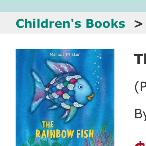 The Rainbow Fish book by Marcus Pfister