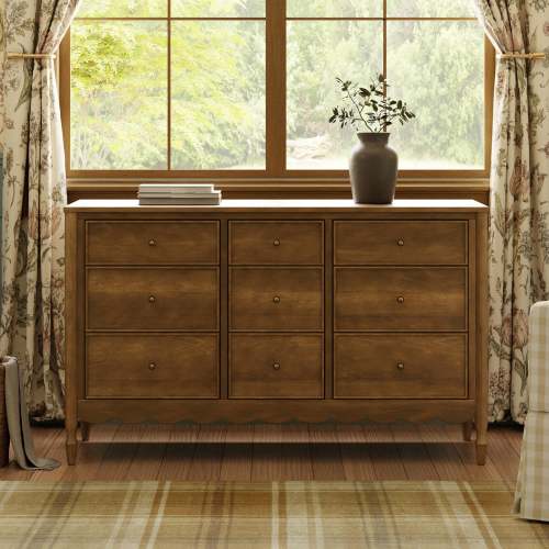 Namesake Ambrosia 9-Drawer Wide Assembled Dresser (56")