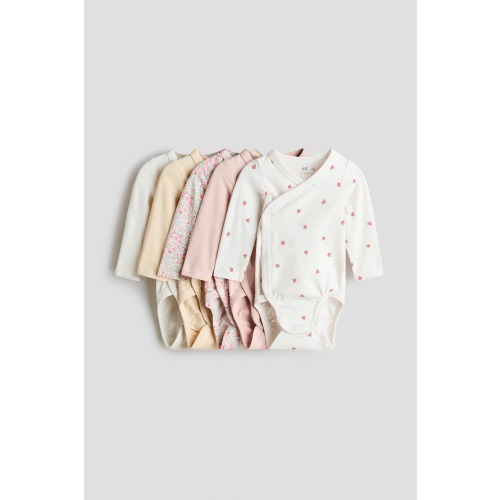 5-pack Wrapover Bodysuits