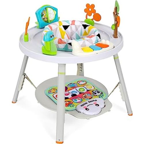 Poit 3 in 1 Baby Activity Center Meets The Needs of Babies at Different Stages of Growth, Activity Center for Baby Equipped with a Footstep Music pad to Stimulate Babies' Interest. 4M+
