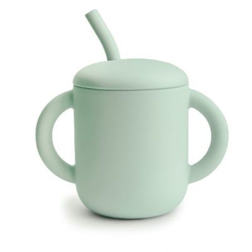 Mushie Silicone Training Cup + Straw