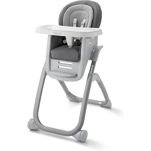 Graco DuoDiner 6-in-1 DLX Baby Highchair | Portable High Chair for Babies and Toddlers | Compact Fold for Easy Storage and Travel | Arlo