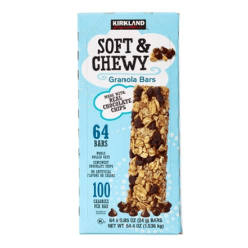 Kirkland Signature Soft & Chewy Granola Bars, 0.85 oz, 64-count